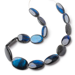 34x18-42x30mm Labradorite Plain Oval Beads 20 inch 15 pieces AA (ONLINE ORDER ONLY)