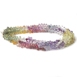 3.5-2.5-4x2.5mm Rainbow Sapphire Micro Tear Drops 16 inch 160 pieces (ONLINE ORDER ONLY)