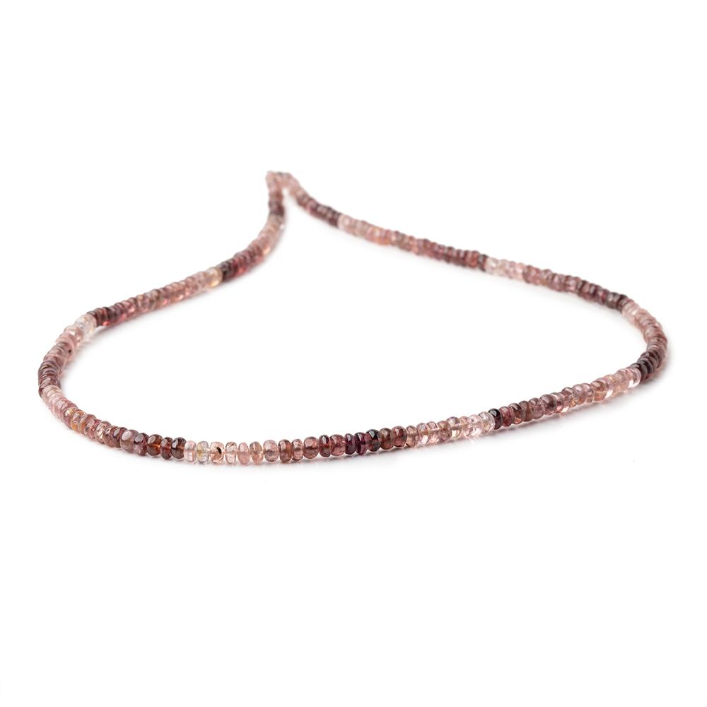 3.5-4mm Multi Color Spinel Plain Rondelle Beads 16 inch 180 pieces (ONLINE ORDER ONLY)