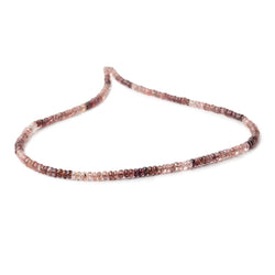 3.5-4mm Multi Color Spinel Plain Rondelle Beads 16 inch 180 pieces (ONLINE ORDER ONLY)