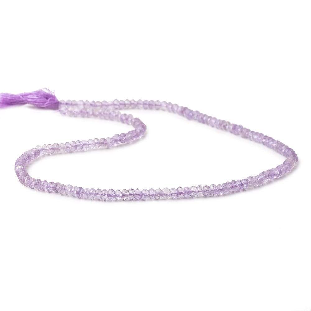 3.5-4mm Pink Amethyst Faceted Rondelle Beads 14 inch 134 pieces (ONLINE ORDER ONLY)
