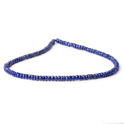 3.5-5.5mm Lapis Lazuli Faceted Rondelle Beads 14 inch 127 pieces (ONLINE ORDER ONLY)