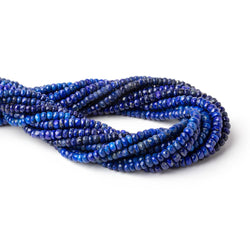 3.5-5.5mm Lapis Lazuli Faceted Rondelle Beads 14 inch 127 pieces (ONLINE ORDER ONLY)