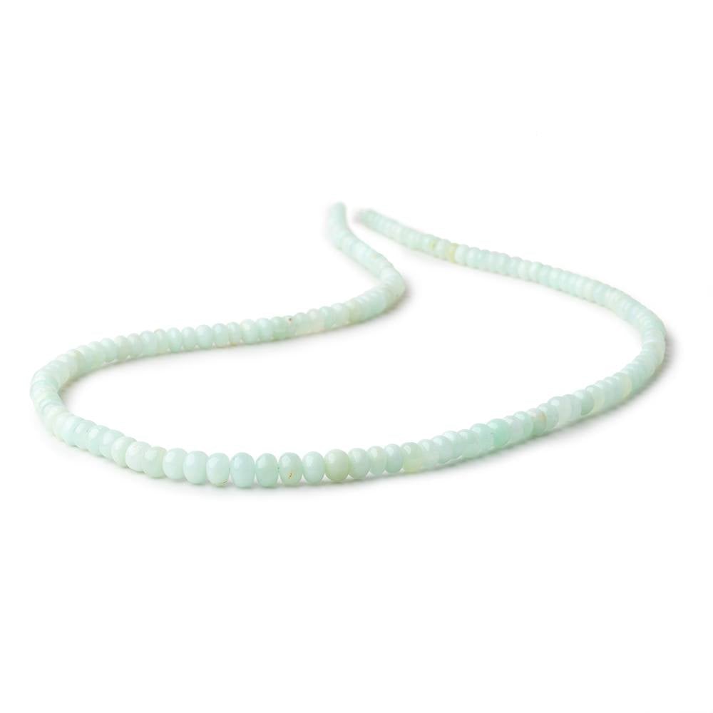 3.5-5.5mm Pale Chrysoprase Plain Rondelle Beads 18 inch 151 pieces (ONLINE ORDER ONLY)