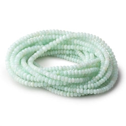 3.5-5.5mm Pale Chrysoprase Plain Rondelle Beads 18 inch 151 pieces (ONLINE ORDER ONLY)
