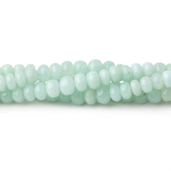 3.5-5.5mm Pale Chrysoprase Plain Rondelle Beads 18 inch 151 pieces (ONLINE ORDER ONLY)