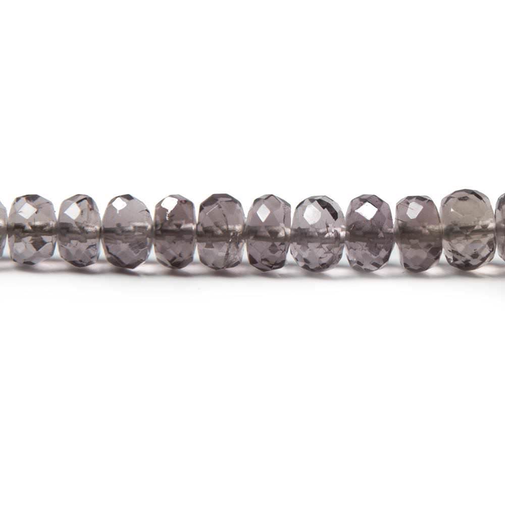 3.5-5mm Dark Purple Scapolite faceted rondelle beads 18 inch 200 pieces (ONLINE ORDER ONLY)