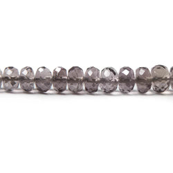 3.5-5mm Dark Purple Scapolite faceted rondelle beads 18 inch 200 pieces (ONLINE ORDER ONLY)