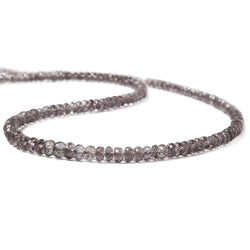3.5-5mm Dark Purple Scapolite faceted rondelle beads 18 inch 200 pieces (ONLINE ORDER ONLY)