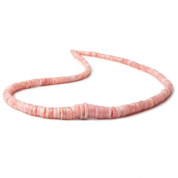 3.5-8mm Pink Peruvian Opal Heshi Beads 18 inch 250 pieces AA (ONLINE ORDER ONLY)