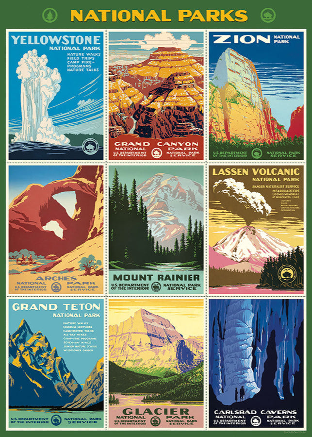 National Parks Chart (ONLINE ORDER ONLY)