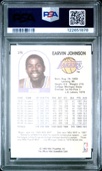 Graded 1989-90 Hoops Earvin Johnson #270 Basketball Card PSA 8 Near Mint