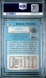 Graded 1988 Topps Steve Young #39 Football Card PSA 9 Mint (ONLINE ORDER ONLY)