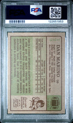 Graded 1984 Topps Dan Marino #123 Rookie RC Football Card PSA 6 Excellent (ONLINE ORDER ONLY)