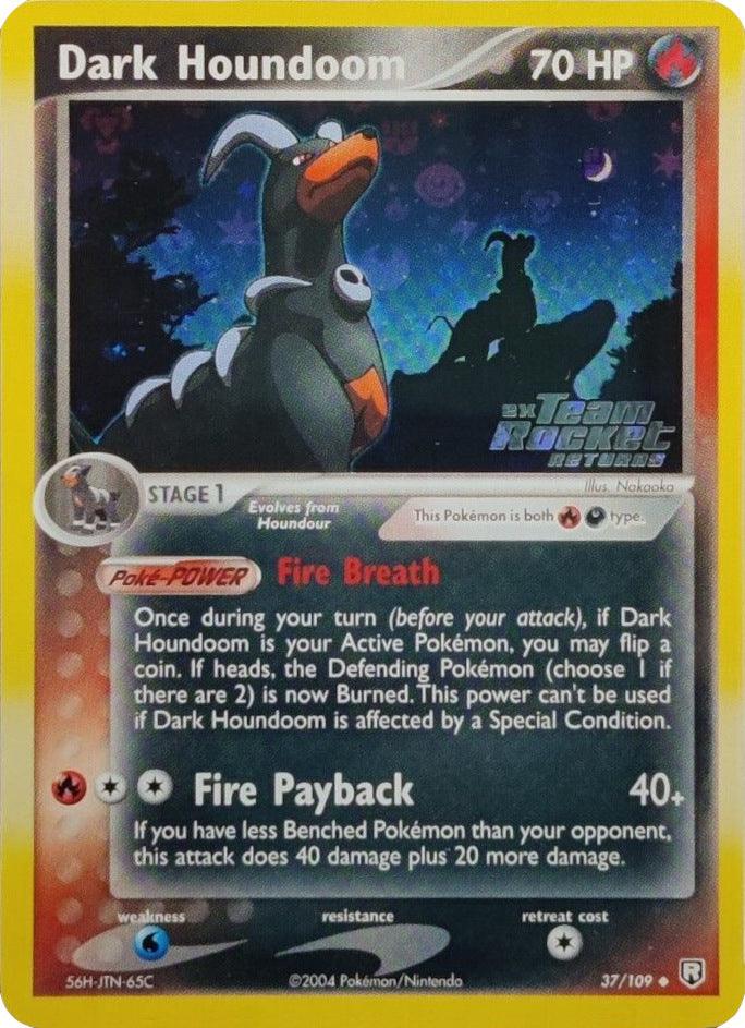 Dark Houndoom (37/109) (Stamped) [EX: Team Rocket Returns] (Online Only)