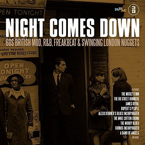 Night Comes Down: 60 British Mod R&B Freakbeat & Swingin London Nuggets [CD]