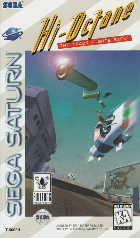 Hi-Octane: The Track Fights Back! (Sega Saturn) (ONLINE ORDER ONLY)