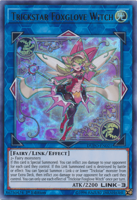 Trickstar Foxglove Witch [DUPO-EN021] Ultra Rare (ONLINE ORDER ONLY)