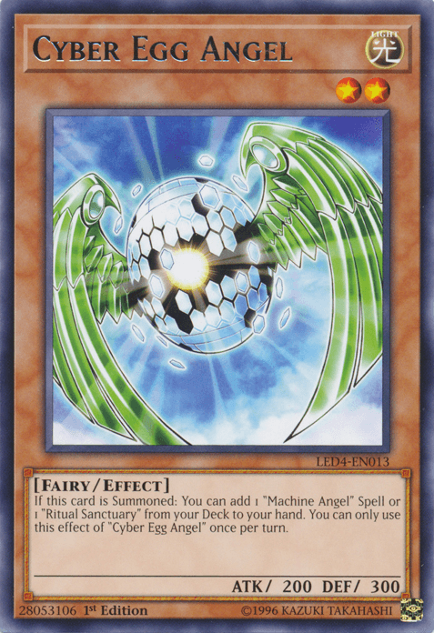 Cyber Egg Angel [LED4-EN013] Rare (ONLINE ORDER ONLY)