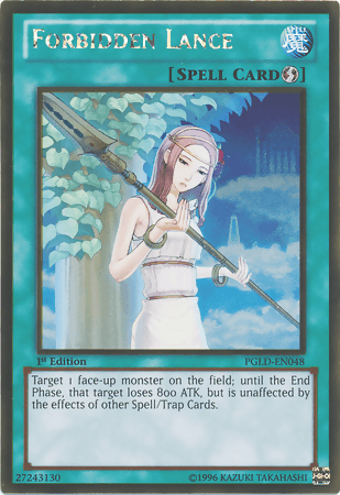 Forbidden Lance [PGLD-EN048] Gold Rare (ONLINE ORDER ONLY)