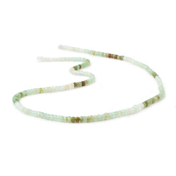 3.5mm Blue Peruvian Opal Faceted Rondelle Beads 17 inch 175 pieces (ONLINE ORDER ONLY)