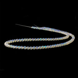 3.5mm Ethiopian Opal micro faceted round beads 17 inch 123 pieces AAA (ONLINE ORDER ONLY)