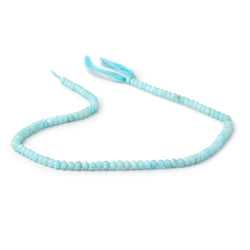 3.5mm Larimar Micro Faceted Rondelle Beads 12 inch 108 pieces (ONLINE ORDER ONLY)