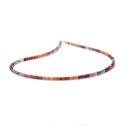 3.5mm Multi Color Spinel Faceted Rondelle Beads 15.5 inch 215 pieces AAA (ONLINE ORDER ONLY)