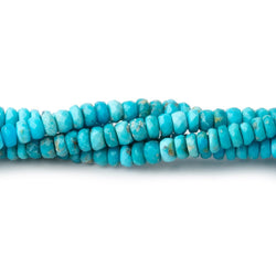 3.5mm Sleeping Beauty Turquoise Faceted Rondelle Beads 16 inch 206 pieces (ONLINE ORDER ONLY)