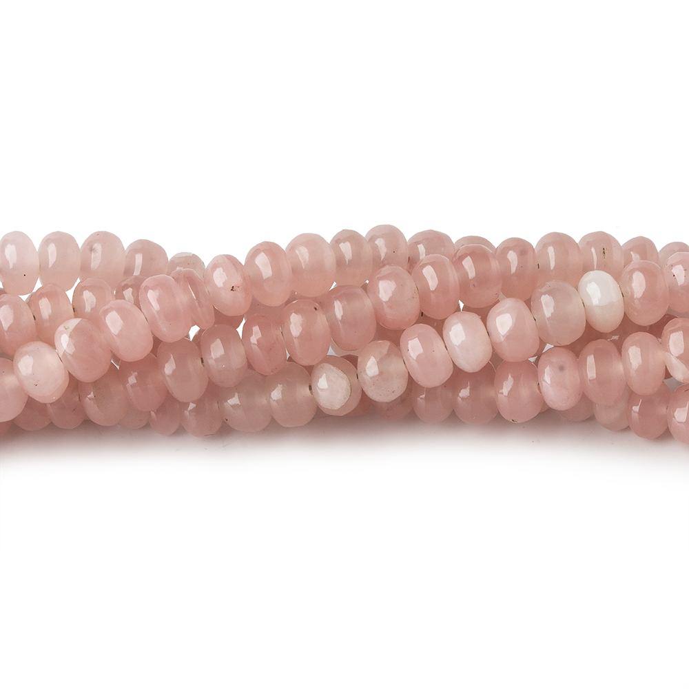 3.5mm Strawberry Quartz plain rondelle beads 18 inch 158 pieces (ONLINE ORDER ONLY)
