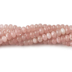 3.5mm Strawberry Quartz plain rondelle beads 18 inch 158 pieces (ONLINE ORDER ONLY)