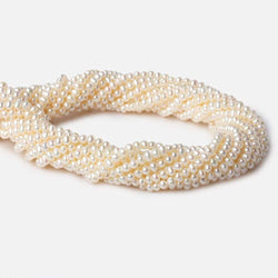 3.5x2.5mm Cream Off Round Freshwater Pearls 140 pcs (ONLINE ORDER ONLY)