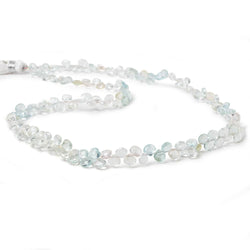 3.5x5mm Multi Beryl faceted heart briolette beads 16 inch (ONLINE ORDER ONLY)
