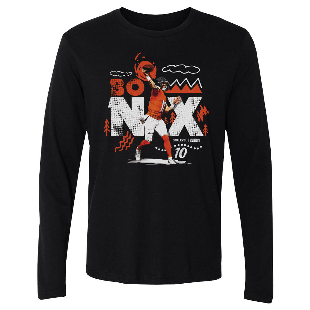 Bo Nix Denver Player Name WHT (ONLINE ORDER ONLY)