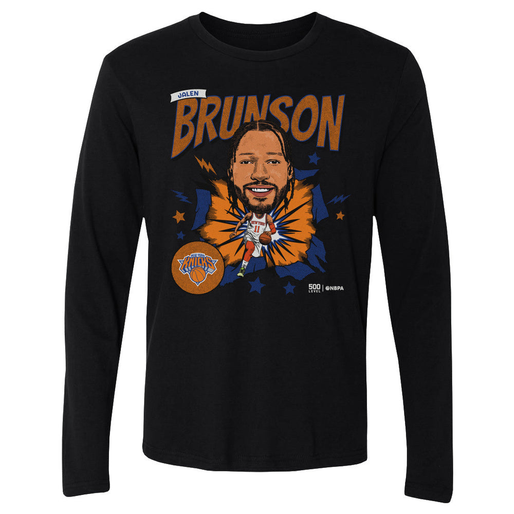 Jalen Brunson New York Knicks Caricature Retro WHT (ONLINE ORDER ONLY)