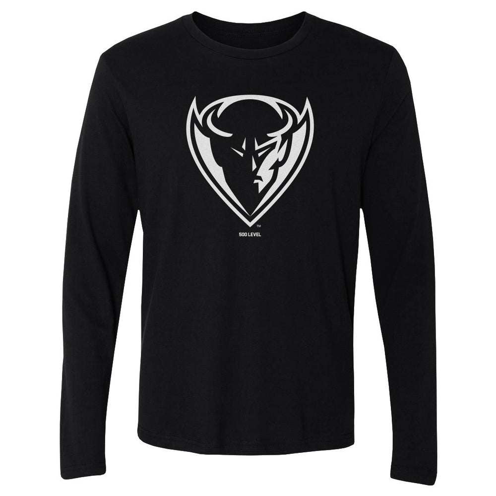 DePaul Blue Demons Primary Logo White WHT (ONLINE ORDER ONLY)
