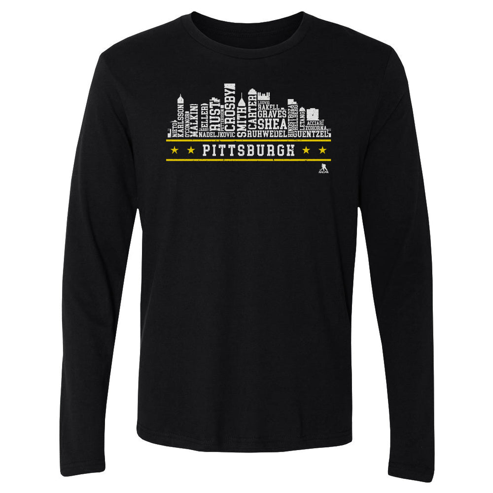 Pittsburgh Hockey Roster Skyline 23 WHT (ONLINE ORDER ONLY)