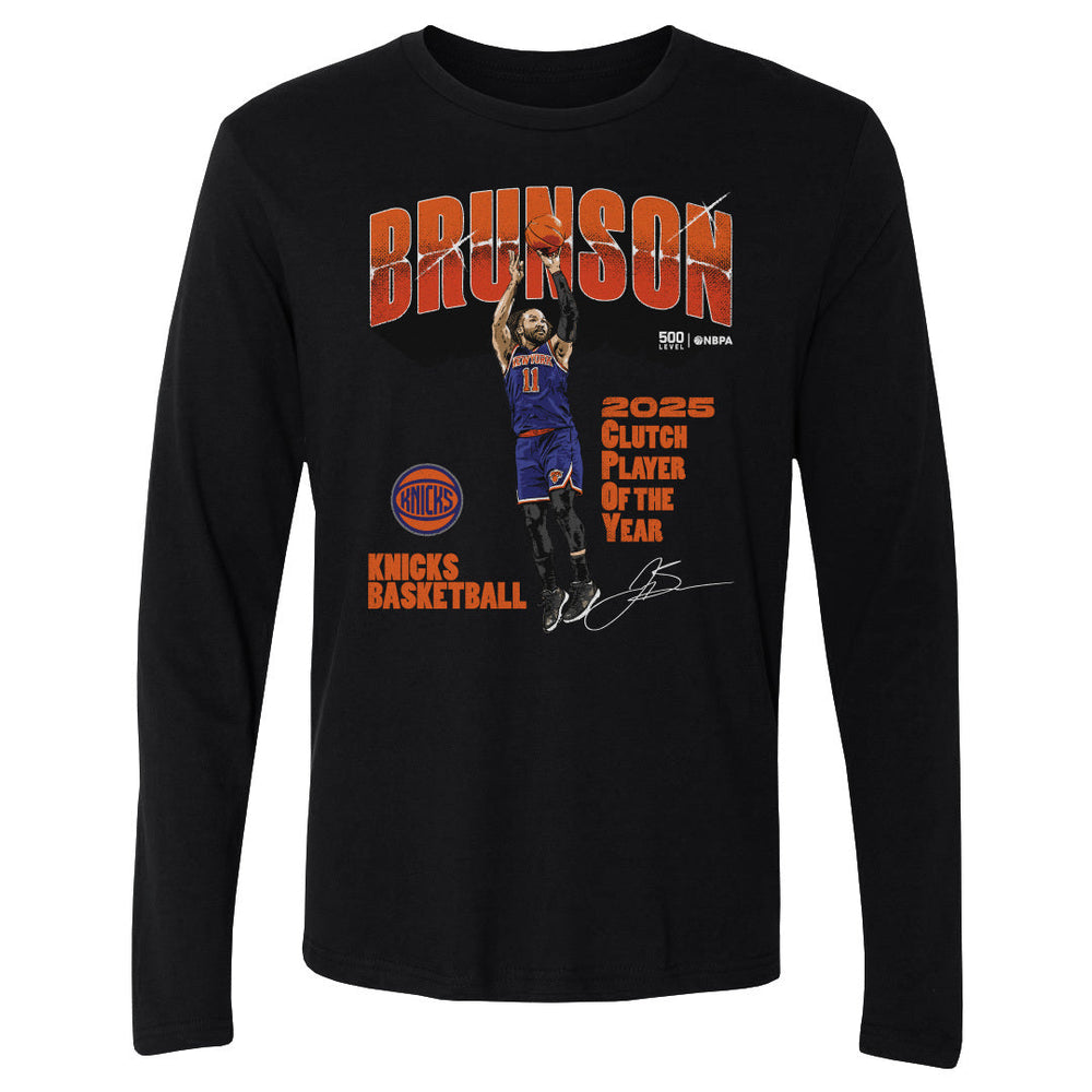 Jalen Brunson New York Knicks 2025 Clutch Player Of The Year WHT (ONLINE ORDER ONLY)