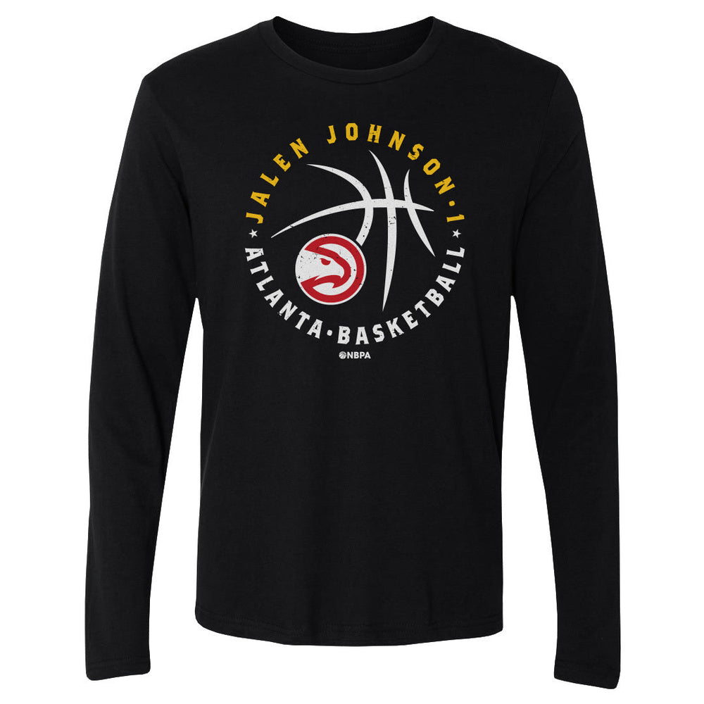 Jalen Johnson Atlanta Hawks Player Ball WHT (ONLINE ORDER ONLY)