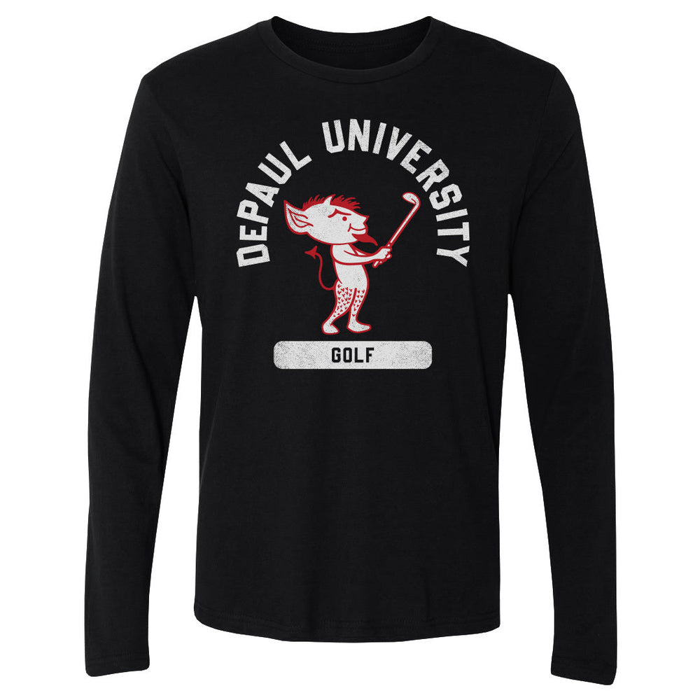 DePaul Blue Demons Mascot Golf WHT (ONLINE ORDER ONLY)