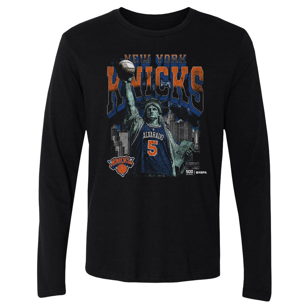 Jose Alvarado New York Knicks Statue Of Liberty WHT (ONLINE ORDER ONLY)