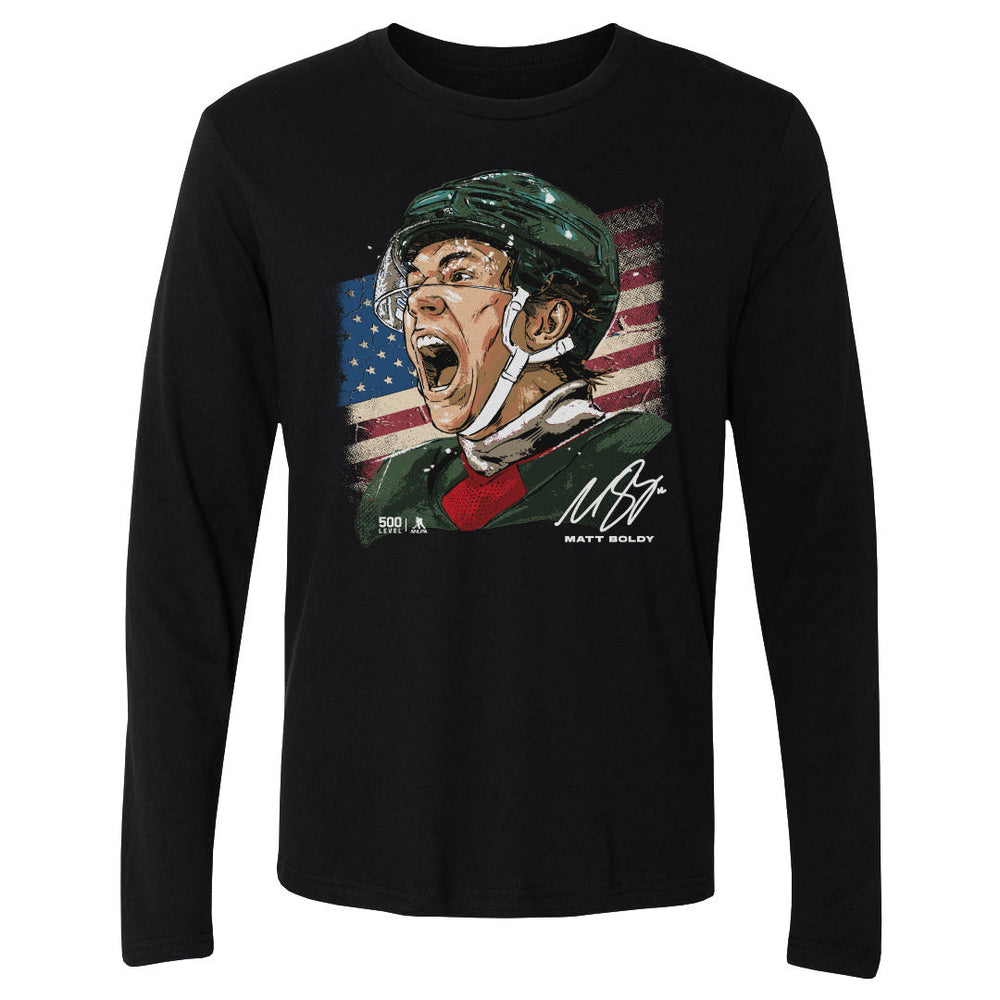 Matt Boldy Minnesota USA Portrait WHT (ONLINE ORDER ONLY)