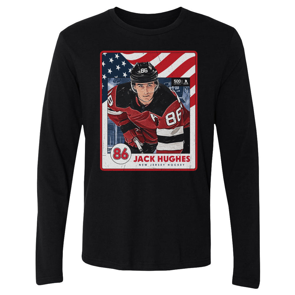 Jack Hughes New Jersey USA Card WHT (ONLINE ORDER ONLY)