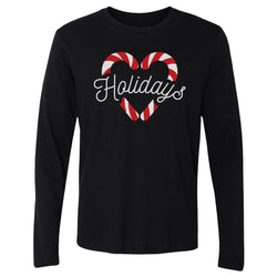 Christmas Candy Cane Heart WHT (ONLINE ORDER ONLY)