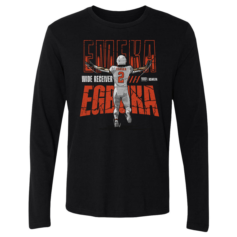 Emeka Egbuka Tampa Bay TD Pose WHT (ONLINE ORDER ONLY)