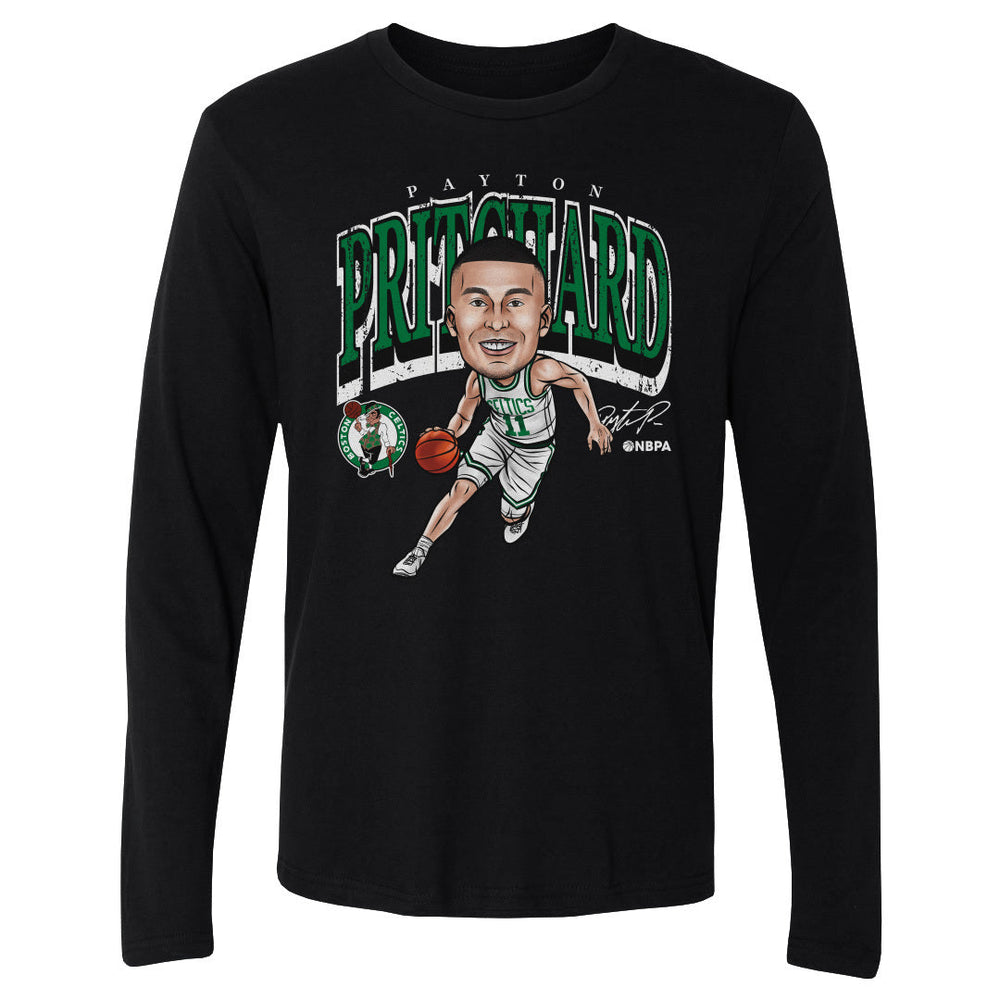 Payton Pritchard Boston Celtics Cartoon WHT (ONLINE ORDER ONLY)