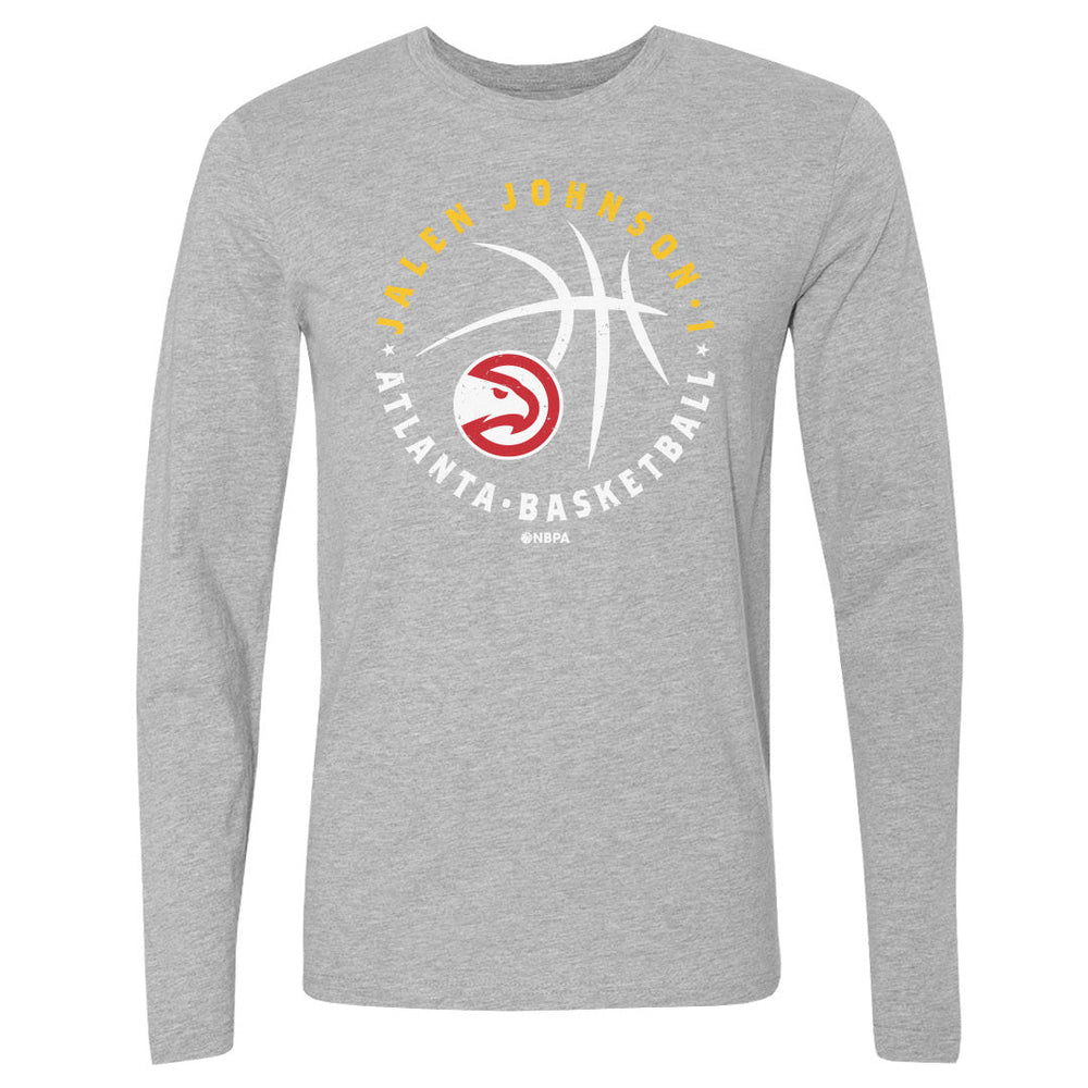 Jalen Johnson Atlanta Hawks Player Ball WHT (ONLINE ORDER ONLY)