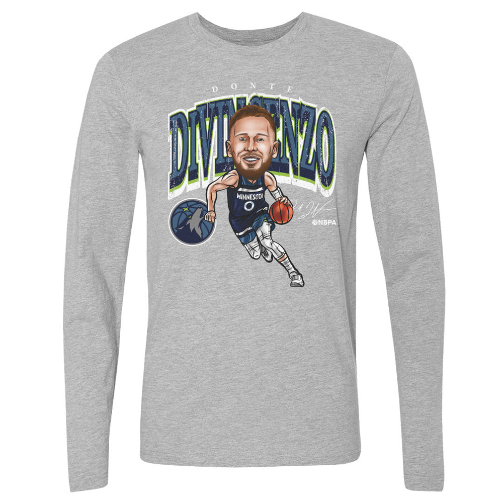 Donte DiVincenzo Minnesota Timberwolves Cartoon NBA WHT (ONLINE ORDER ONLY)