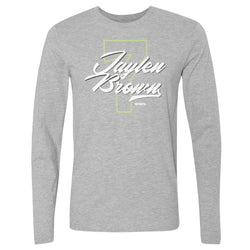 Jaylen Brown Boston Number Script WHT (ONLINE ORDER ONLY)