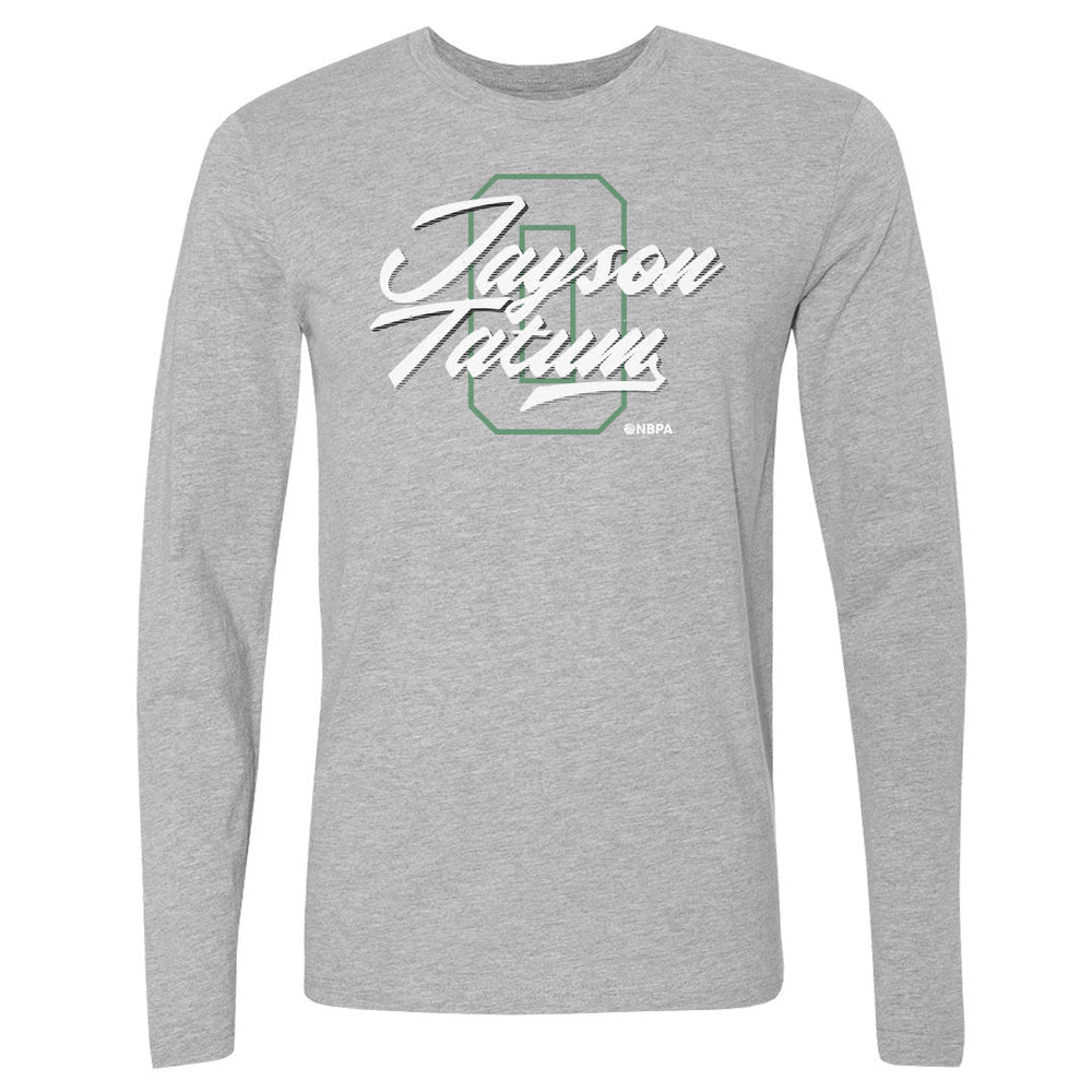 Jayson Tatum Boston Number Script WHT (ONLINE ORDER ONLY)